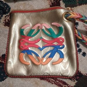 Vintage Loewe Wrislet (Missing Zipper Pull) Sold As Is.
